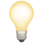 bulb emoji