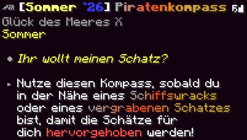 sommer 26 piratenkompass beschreibung